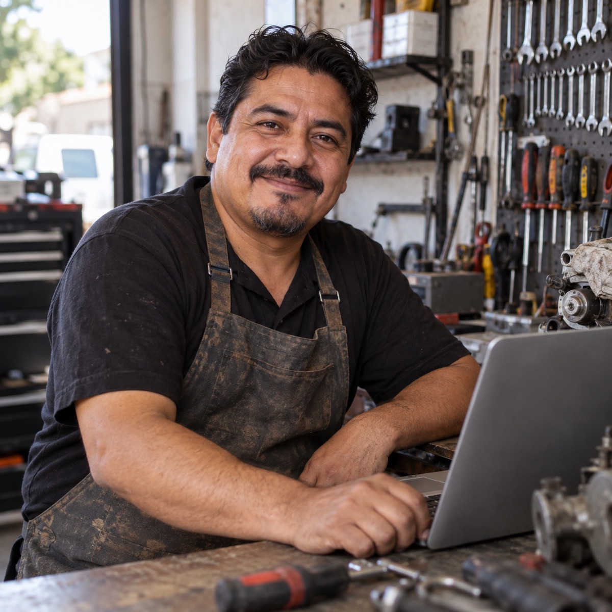 Emprendedor de taller local